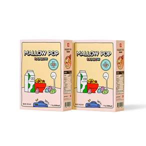 MALLOW POP 彩虹棉花糖, 2個