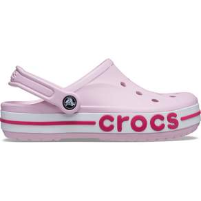 crocs 卡駱馳 貝雅卡洛班洞洞鞋 粉色 205089_6TG