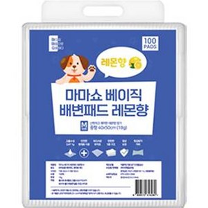 마마쇼 강아지 베이직 배변패드 레몬향, 100개입, 1개