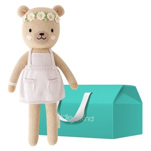 커들앤카인드 핸드메이드 애착인형 + gift box 레귤러 세트, 올리비아 허니 베어, 1세트