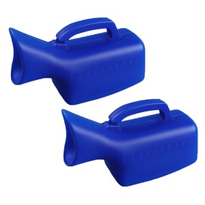 안이네 여성용 소변통 1L, 블루, 2개