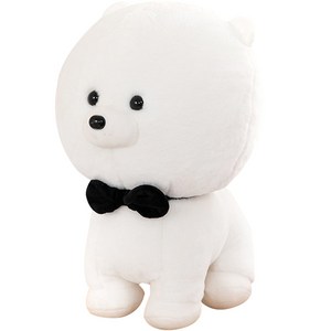 네이처타임즈 강아지 봉제 인형, 25cm, 화이트, 1개