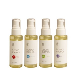 그린코코 네츄럴 디독소 바디오일 불 물 숨 흙 50ml 4종, 1개