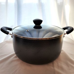 곰솥 키친 24cm 26cm 30cm 마블코팅 큰냄비 대용량 가정용 업소용 국내산 삼계탕 갈비탕 깊은냄비, 1개, 원형꼭지