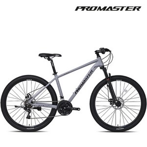 2025 프로마스터 MTB 자전거 엑스씨2.1D 27.5인치 시마노21단 디스크브레이크, 1개, 178cm, 19인치 시멘트그레이 미조립+소형공구