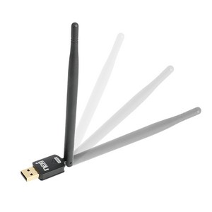 외장형 USB무선랜카드 WiFi동글 안테나 150Mbps 데스크탑 노트북 렌카드, 1개