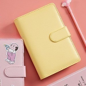 하우고우 현금 바인더 다이어리, 1개, 노랑
