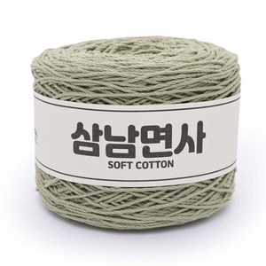 삼남뜨개실 삼남면사 200g 51컬러 코바늘실 뜨개실, 18합 46 딥 그린 200g 뜨개실, 1개
