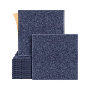 베라스코 인테리어 방음판 접착식 방음재 흡음재 30cm x 30cm, 차콜네이비, 12개