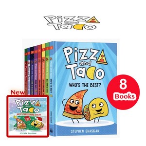 (제이제이브라더)피자 앤 타코 그래픽노블 영어원서 Pizza and Taco 8종세트-전권정식음원제공