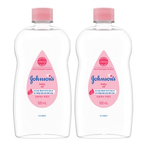 존슨즈베이비 오일, 500ml, 2개