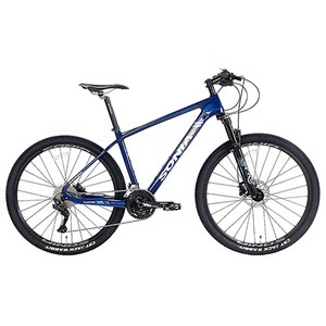 소니아 라피드79 MTB 자전거 카본 시마노데오레 30단 완조립, 15.5인치블루/완조립, 1개, 15.5인치블루, 170cm