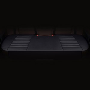 편안한카시트 세련된 디자인 두툼한 통기성 논슬립 자동차 카시트 롱사이즈, 블랙, 1개