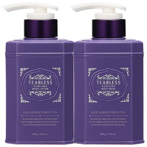 티블레스 퍼플티 플로럴우디 바디로션 480g+바디워시 500g, 1개, 980g