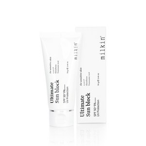 밀킨 얼티밋 백탁없는 수분 선블록 선크림 유기자차 70ml(SPF50+), 1개, 70ml