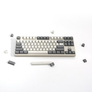 지클릭커 레트로 PBT 키캡 104키 이중사출 OEM 염료승화 한영각인