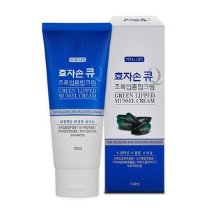 벤스랩 효자손큐 초록입 홍합 마사지 크림, 100ml, 3개