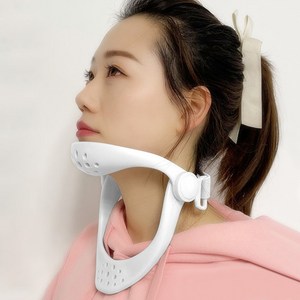 휴대용 자세교정 넥가드 각도조절 목 지지대 목 경추 보호대, 1개