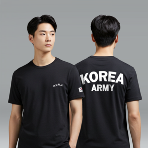 로크택티컬 (1+1) 국산 ROKA 면100% 로카티 군인티셔츠