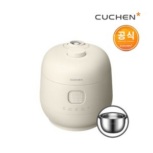 쿠첸 김연아 브레인 최 고급형 2중압 +15 메뉴 3인용 IH 압력 밥솥 CRT-VCYW0310ST 크림옐로우