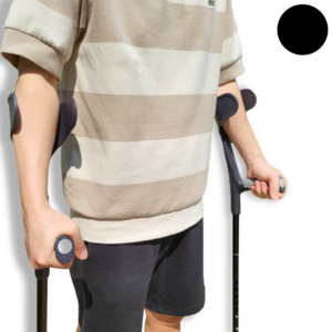 다다터 엘보클러치 재활 팔꿈치 접이식 목발 보행보조기구, 2개