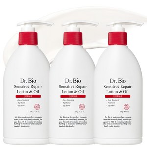 닥터바이오 가려움개선 고보습 센시티브 로션 앤 오일, 250g, 3개