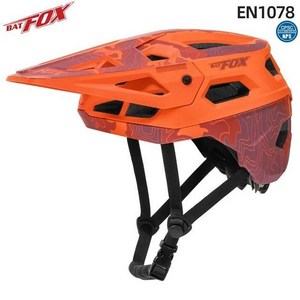 BATFOX 자전거 헬멧 남자 여자 일체형 사이클링 Mtb 자전거 헬멧 도로 산 헬멧 casco bicicleta, L57-61CM, 302 2 Orange 022