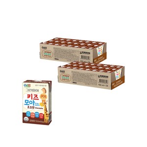 그린비아 키즈모아 초코맛 성장기어린이, 48개, 150ml