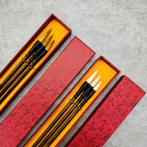 모지랑이글씨 보급형 캘리그라피붓 3종세트, 낭호필3종세트