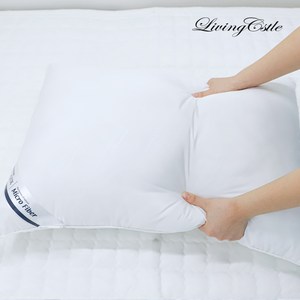 국산 리빙캐슬 알러지케어 M2마이크로화이버 베개솜 지퍼형, 1개, 화이트