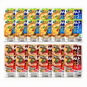 백제 쌀국수 멸치맛 얼큰한맛 각 12개 총 24개, 1세트