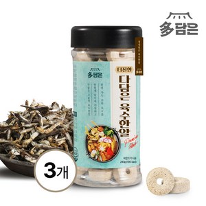 다담은 더진한 육수한알 멸치맛, 240g, 3개