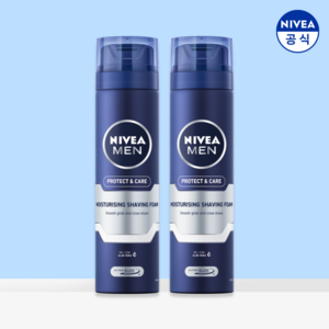 니베아 맨 프로텍트 앤 케어 쉐이빙 폼, 250ml, 2개
