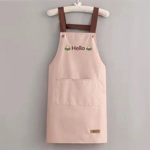 생활 방수 앞치마 카페 여자 애견샵 바리스타 미용실 미술학원 화방 공방, 1개