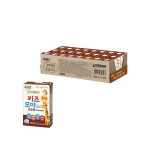 그린비아 키즈모아 초코맛 성장기어린이, 24개, 150ml