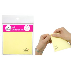 빈벨리 네일 샤이너 시트 버퍼 Vinveli, 1개, Shiner sheet No100