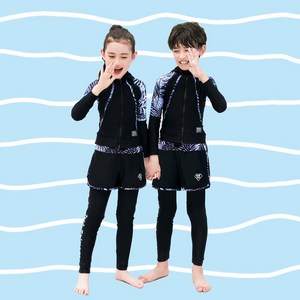 어린이 키즈 래쉬가드 세트 주니어 수영복 유아 남아 여아 초등학생 생존수영복