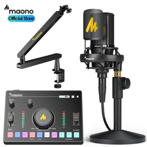 마오노 AMC2 NEO + PM500 라이브 방송용 유튜브 틱톡 녹음용 오디오인페이스 마이크 스탠드 패키지, AMC2 NEO 블랙, PM500 마이크, BA92 스탠드