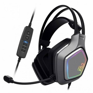 COX 스칼렛 SCARLET 가상 7.1 RGB 진동 노이즈캔슬링 게이밍(마우스패드 포함), 그레이(마우스패드 포함)