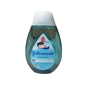 존슨즈베이비 액티브 키즈 클린 앤드 프레시 샴푸, 3개, 200ml