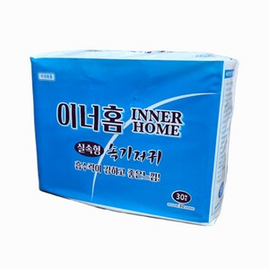 이너홈 성인용기저귀 일반 실속형 속기저귀 2팩 (60매입), 30개입, 2개, FREE(onesize)