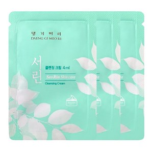 댕기머리 서린 일회용 클렌징크림 4ml, 1개