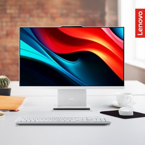 레노버 일체형PC 올인원PC 아이디어센터 27인치 FHD IPS i5-13420H, F0HM00MUKR, Free DOS, 1TB, 16GB, Cloud Grey