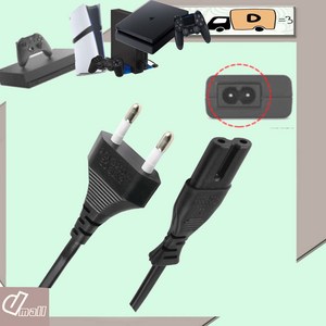 플레이스테이션 PS2 PS3 PS4 PS5 엑스박스 8자코드 파워 전원케이블, 1개