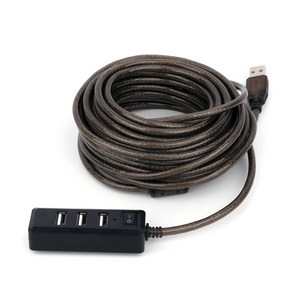 4P연장 10M 유전원 USB2.0 리피터케이블 네트워크장비, 상품선택, 1개