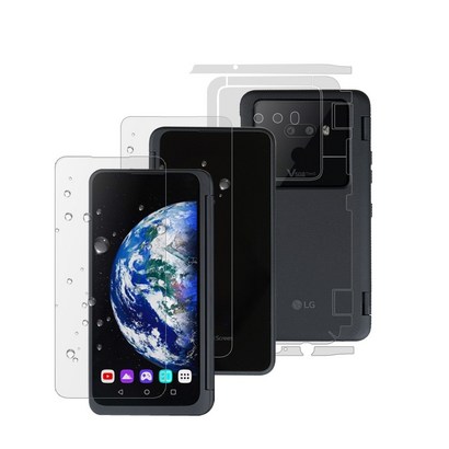 알럽스킨 LG V50S 듀얼스크린 올레포빅 내부외부 액정전신외부보필름 각 2매 리뷰후기