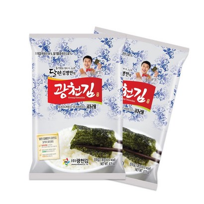 광천김 달인 김병만의 파래전장김 10봉 리뷰후기