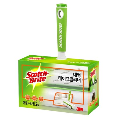 스카치브라이트 테이프클리너 본체 대형 리필