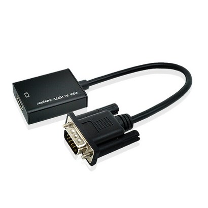 애니포트 VGA to HDMI 오디오 지원 케이블타입 컨버터 리뷰후기