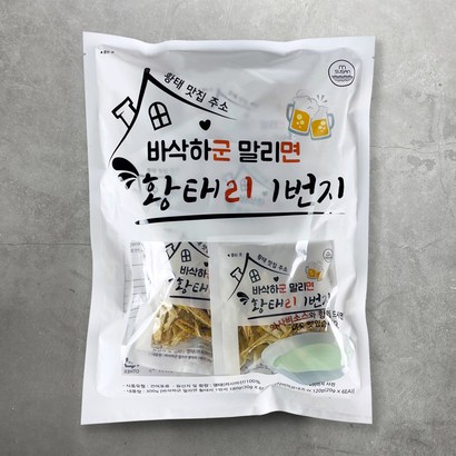 엠수산 두번 말린 바삭하군 말리면 황태리 1번지 황태채 와사비 소스